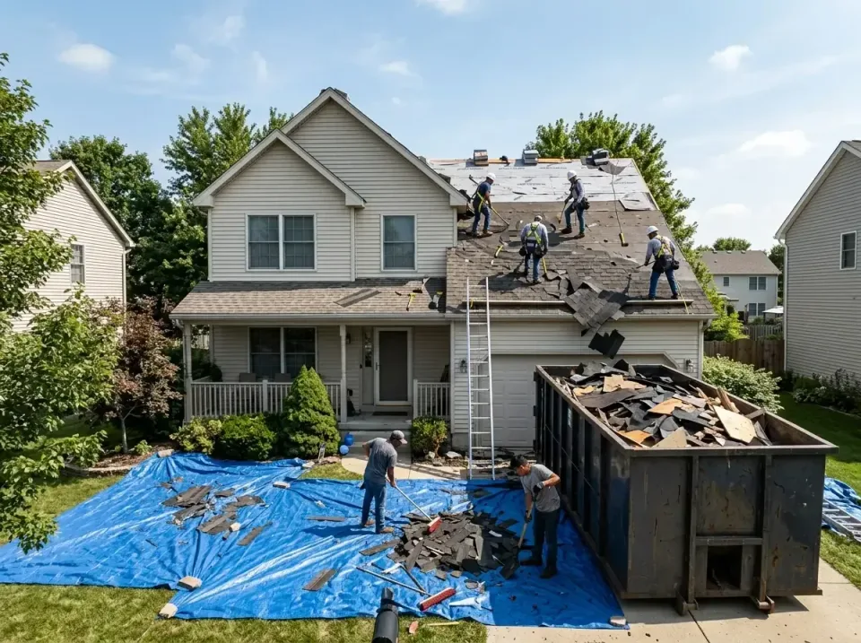 roof-replacement-debris-remova-004 — frequently asked questions, Cheapest Dumpster Rentals in Oak Hills Place, LA